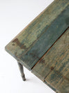 antique painted wood folding table