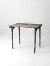 antique painted wood folding table