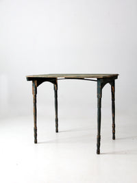 antique painted wood folding table