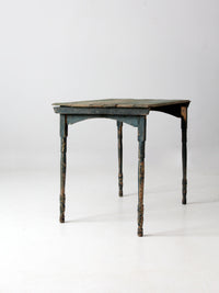 antique painted wood folding table