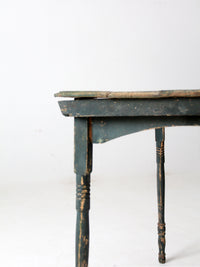 antique painted wood folding table