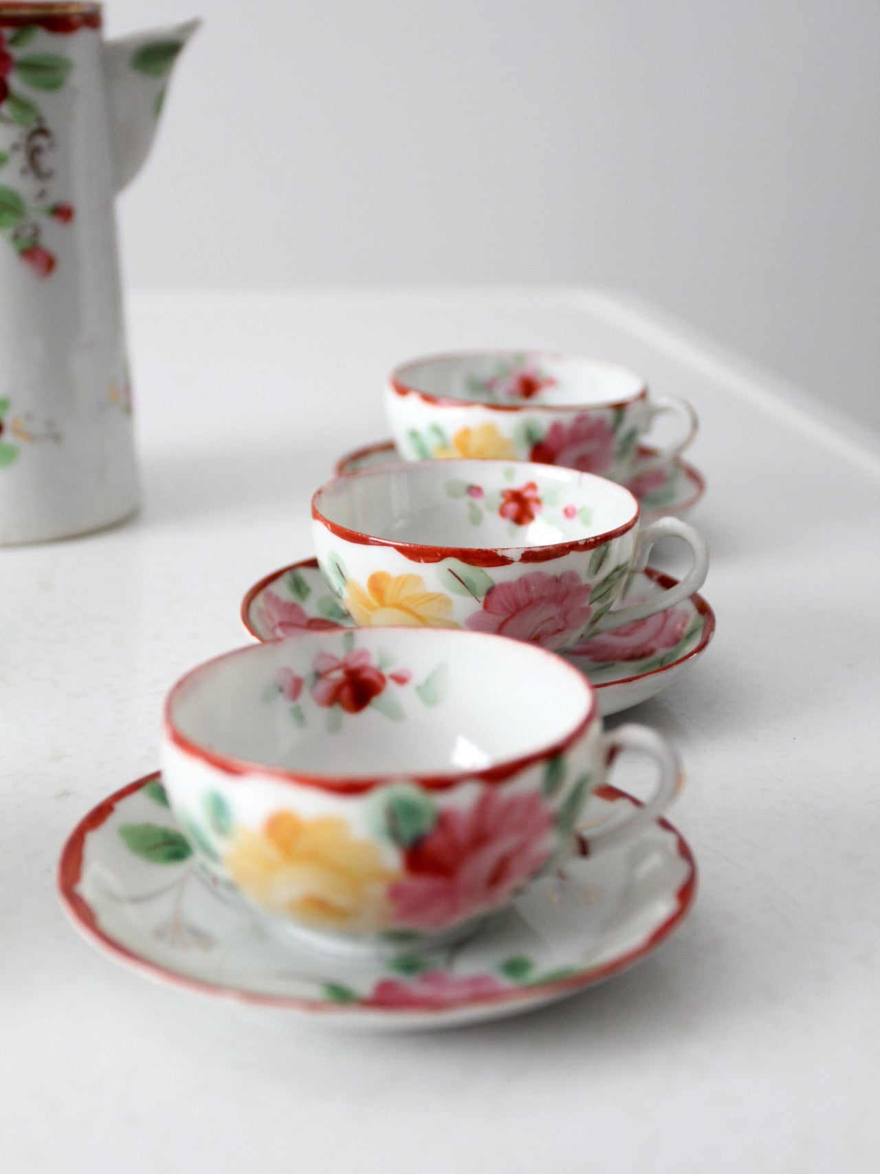 antique Japanese tea set, 13 pc – 86 Vintage