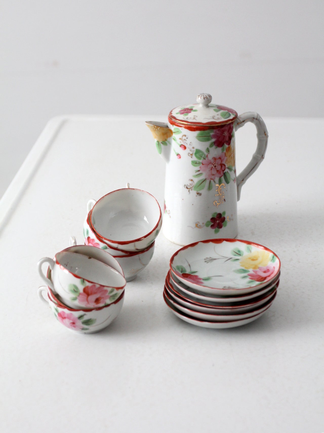 オールドニッポン　ティーセット antique Japanese tea set, 13 pc – 86 Vintage
