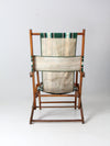 mid-century deck chair