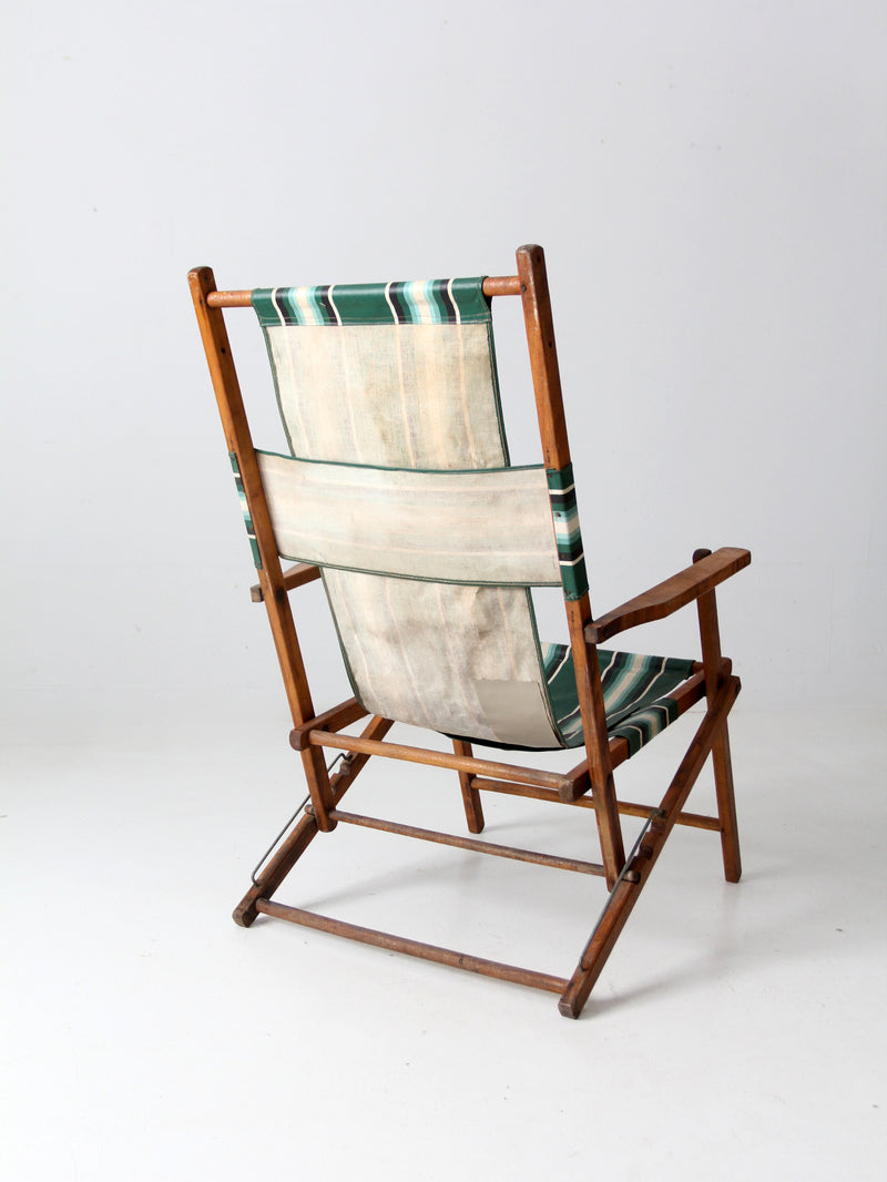 mid-century deck chair