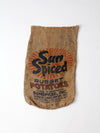 vintage Sun Spiced potato sack