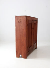 antique primitive cupboard cabinet