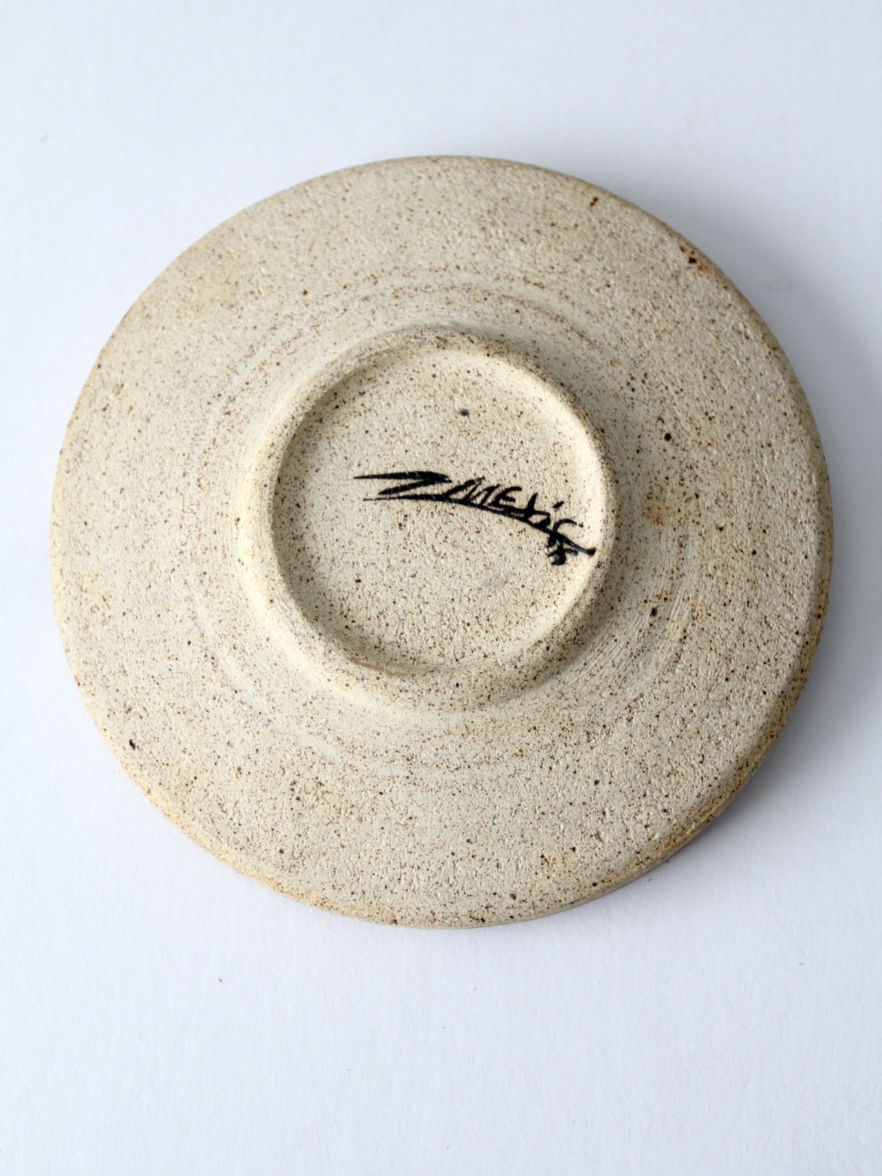 vintage Tonala sandstone pottery ashtray