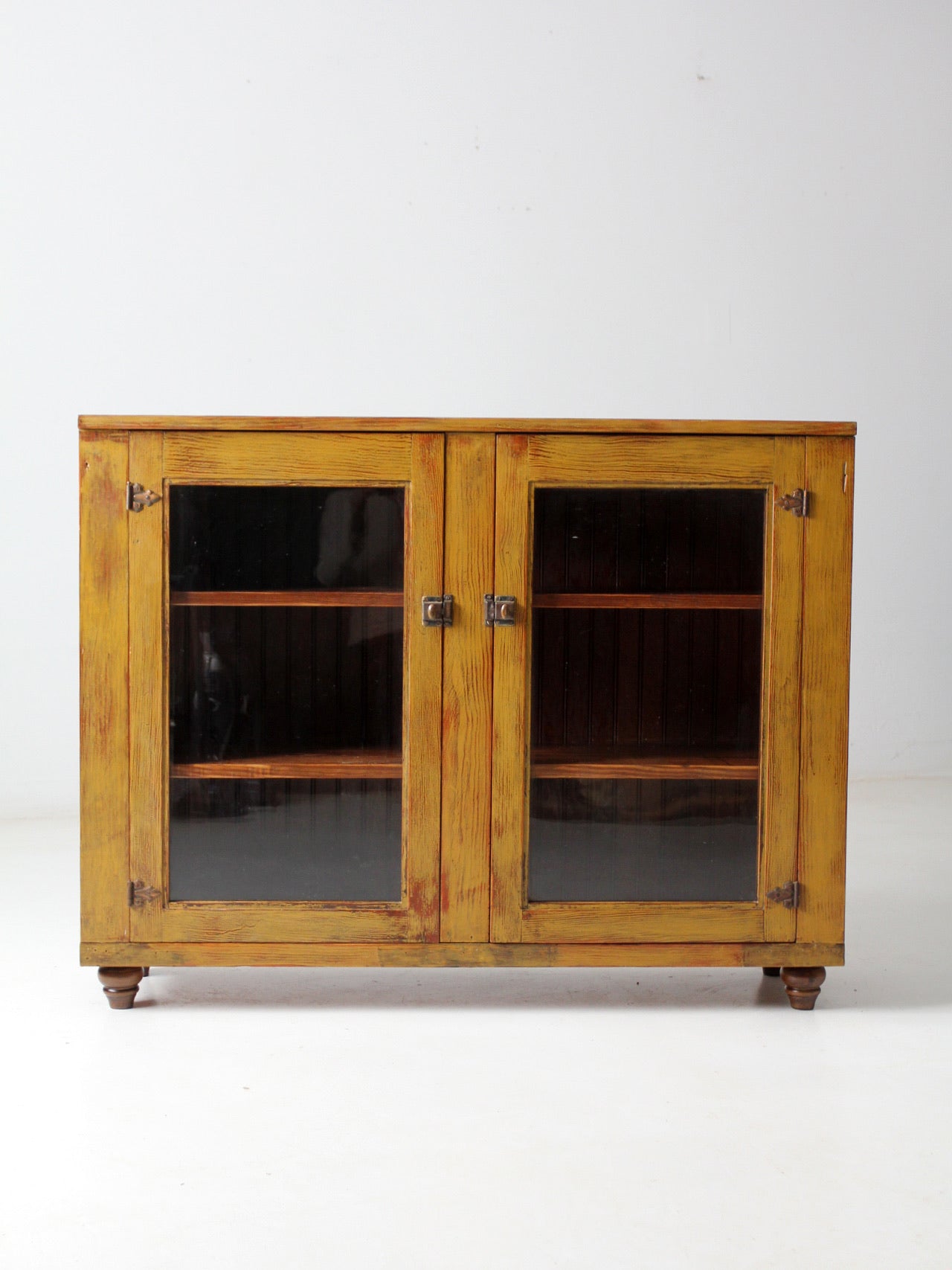 希少 Antique wooden display stand antique display cabinet – 86 Vintage