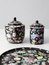 vintage Chinese black tea set