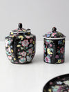 vintage Chinese black tea set