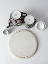 vintage Chinese black tea set
