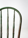 antique farmhouse bow back Windsor chair