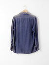 vintage 70s hippie denim shirt
