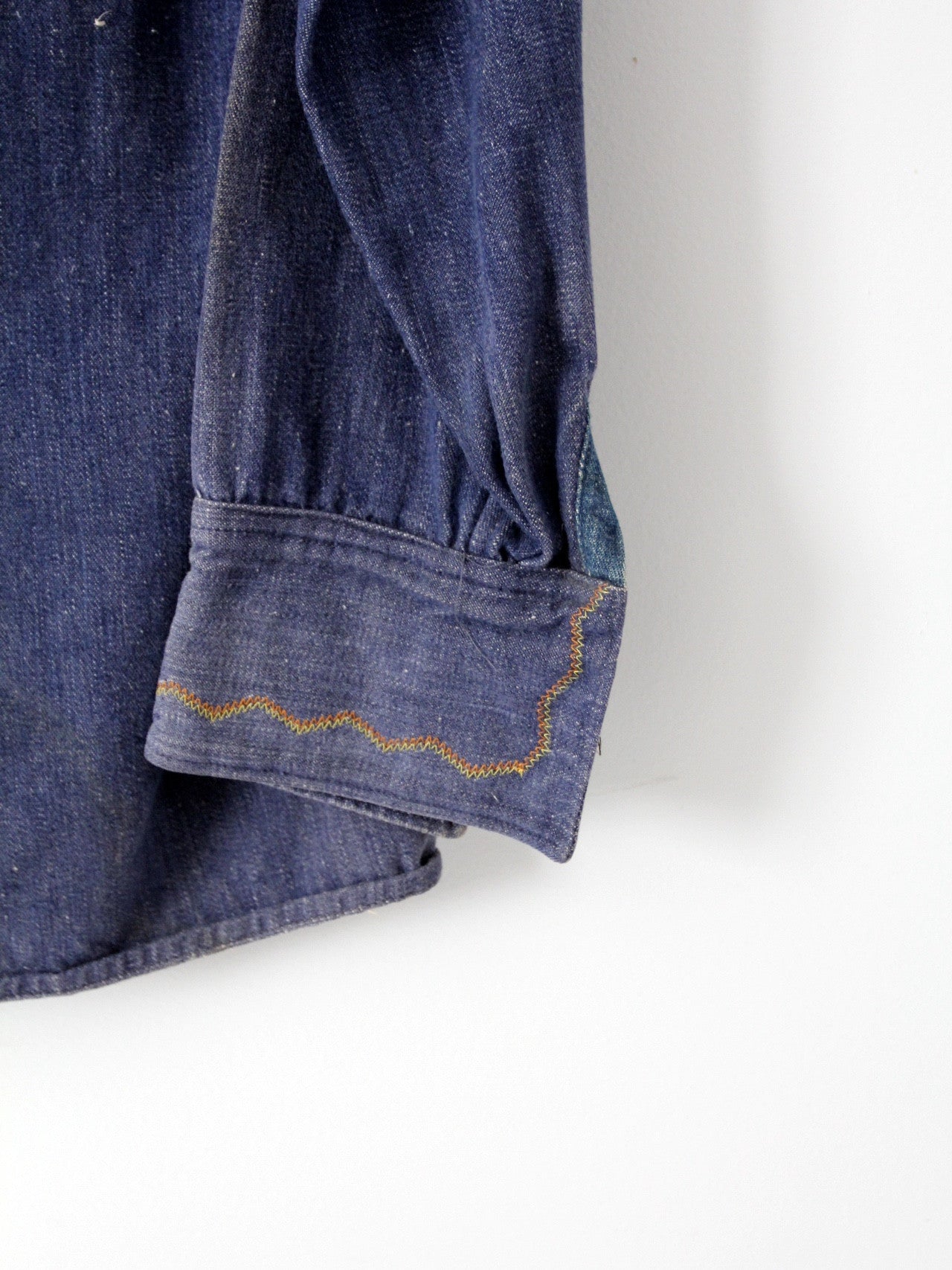 vintage 70s hippie denim shirt – 86 Vintage