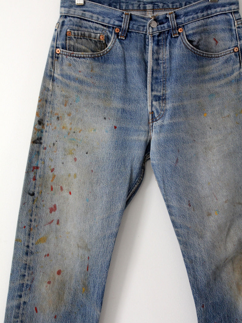vintage Levi's 501s painter's denim jeans, 31 x 29 – 86 Vintage