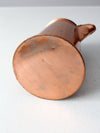 mid century copper coffee server