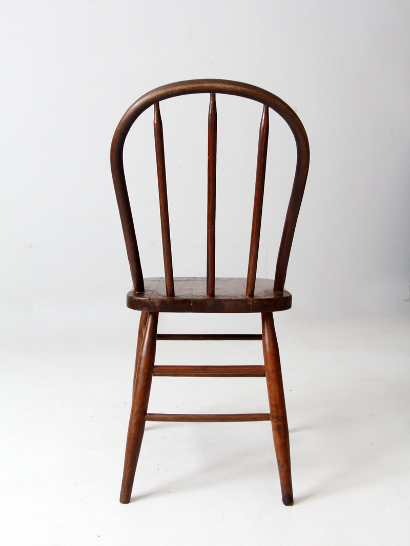 antique spindle back chair