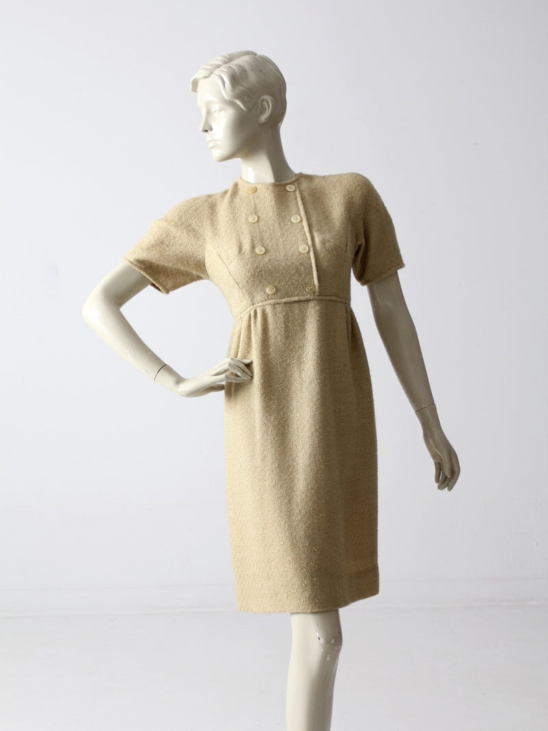 vintage 60s wool dress