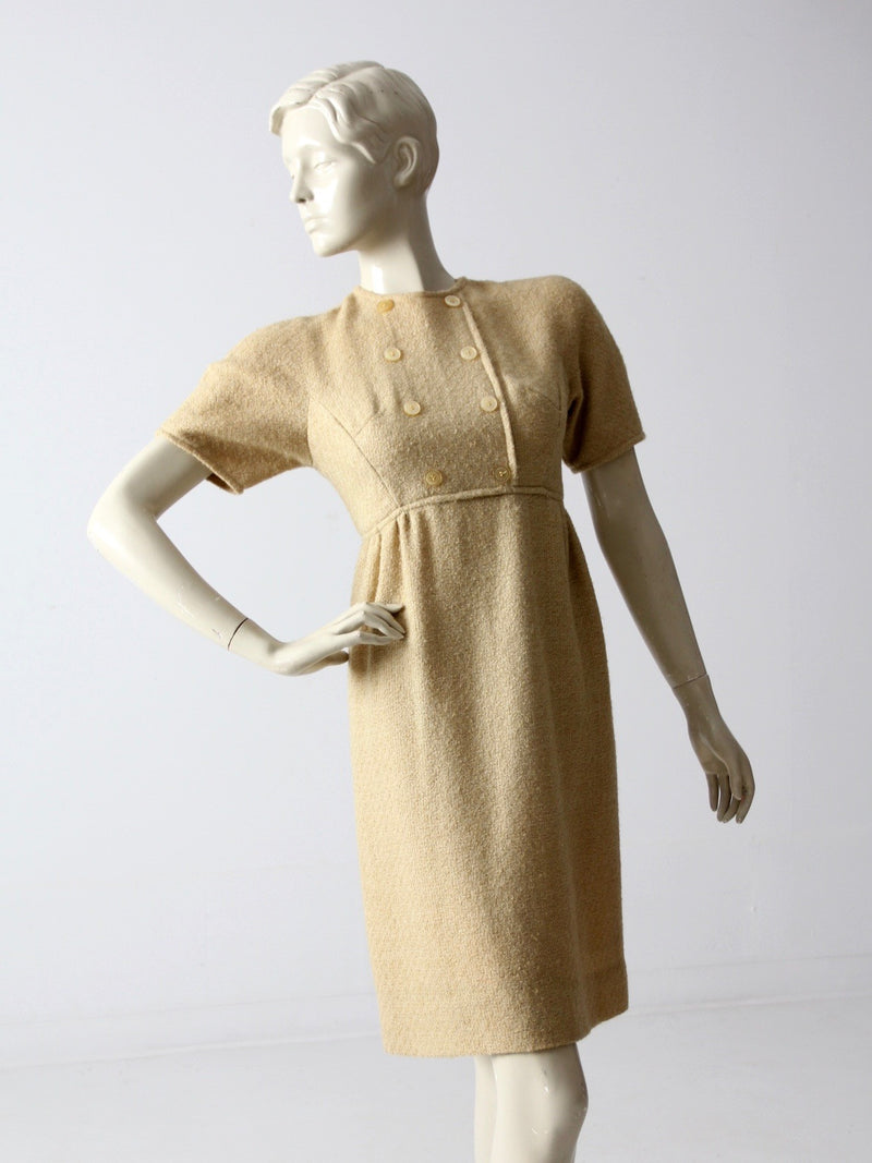vintage 60s wool dress