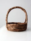 vintage rustic wicker basket