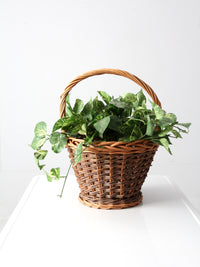 vintage wicker basket