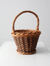 vintage wicker basket