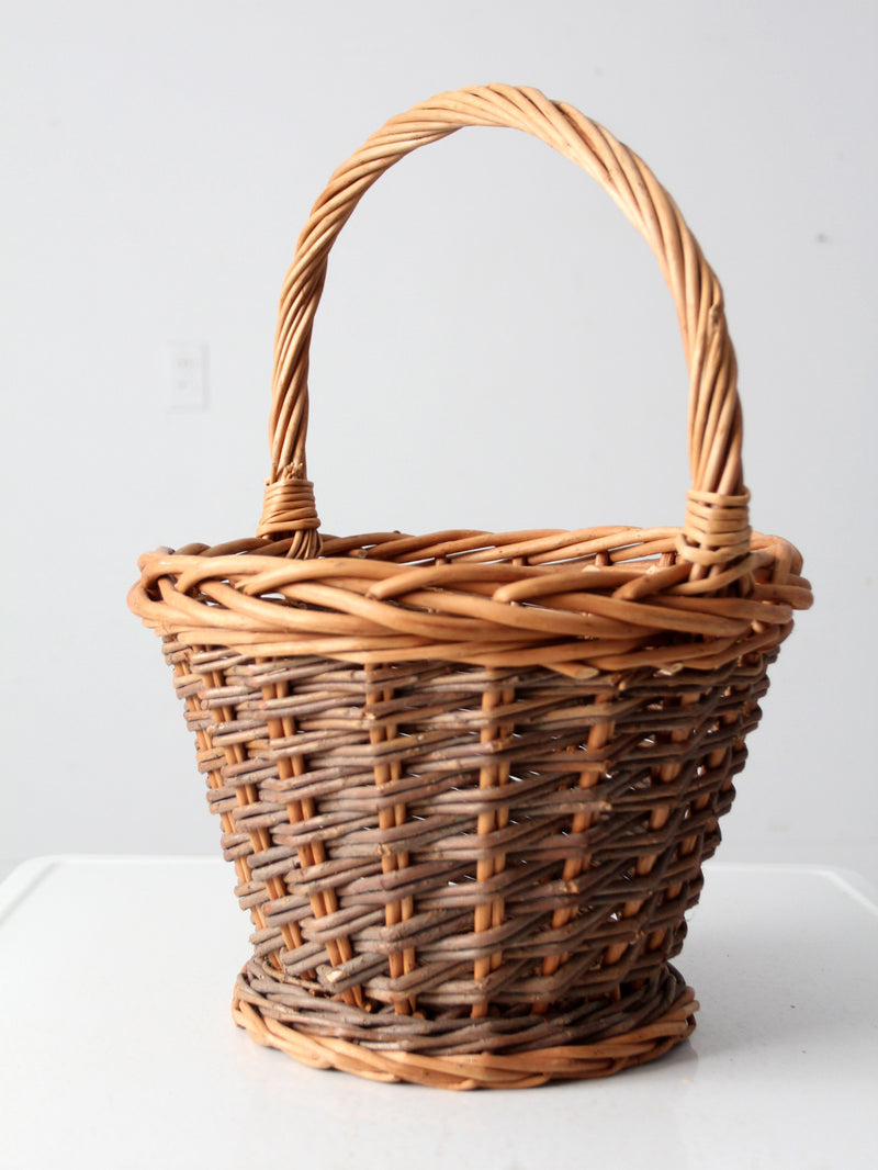 vintage wicker basket