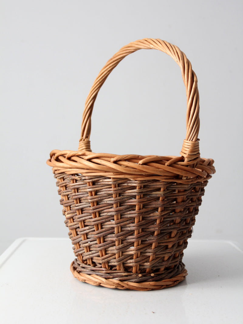 vintage wicker basket