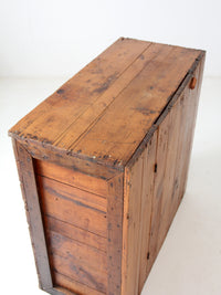 antique primitive cupboard