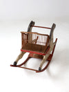 antique rocking horse chair