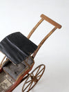 Victorian doll carriage with canopy