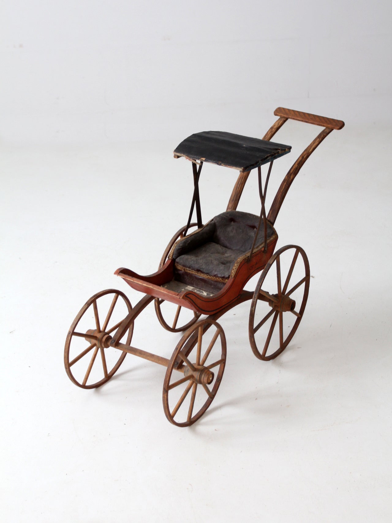 baby doll carriages Victorian doll carriage with canopy – 86 Vintage
