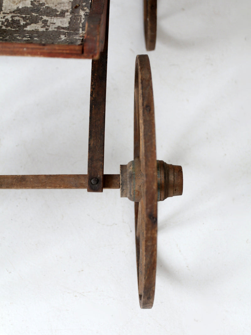 Victorian doll carriage with canopy