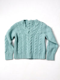 vintage cable knit sweater