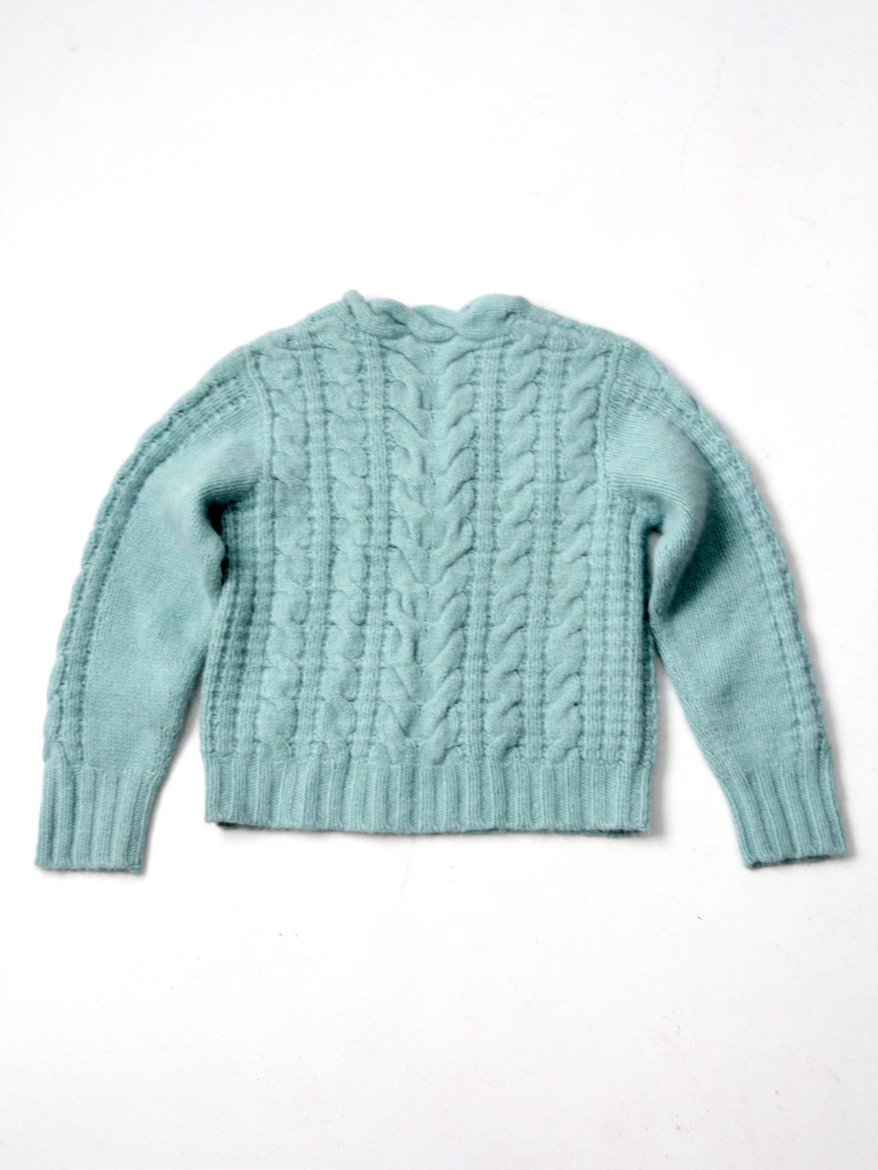 vintage cable knit sweater
