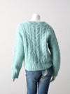 vintage cable knit sweater