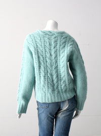 vintage cable knit sweater
