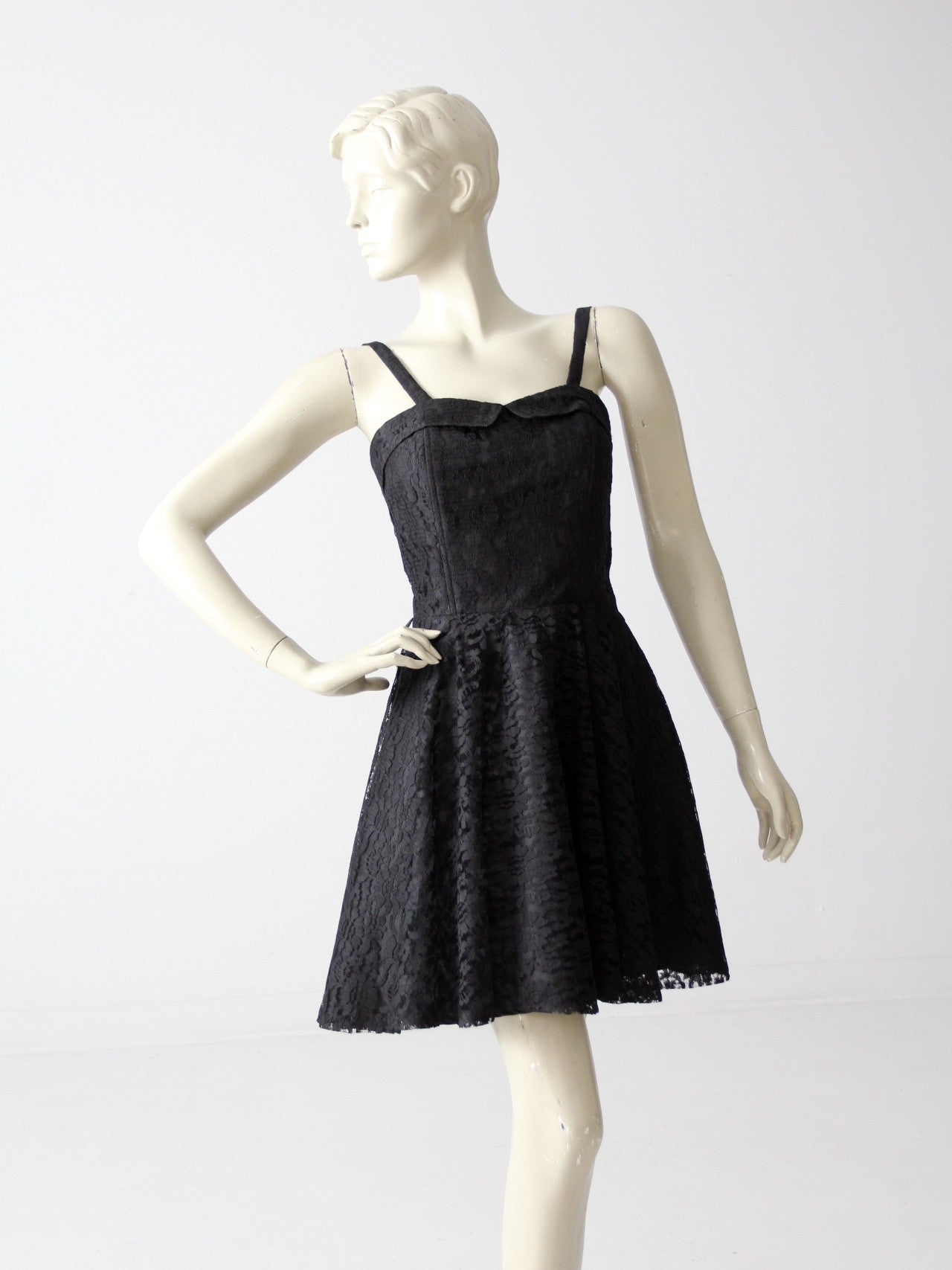 vintage 80s little black dress