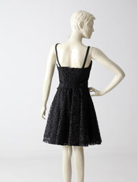 vintage 80s little black dress