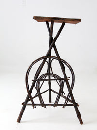 antique Adirondack twig table