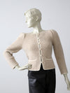 vintage boucle cardigan jacket