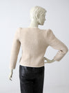 vintage boucle cardigan jacket