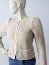 vintage boucle cardigan jacket