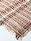 vintage plaid accent rugs pair