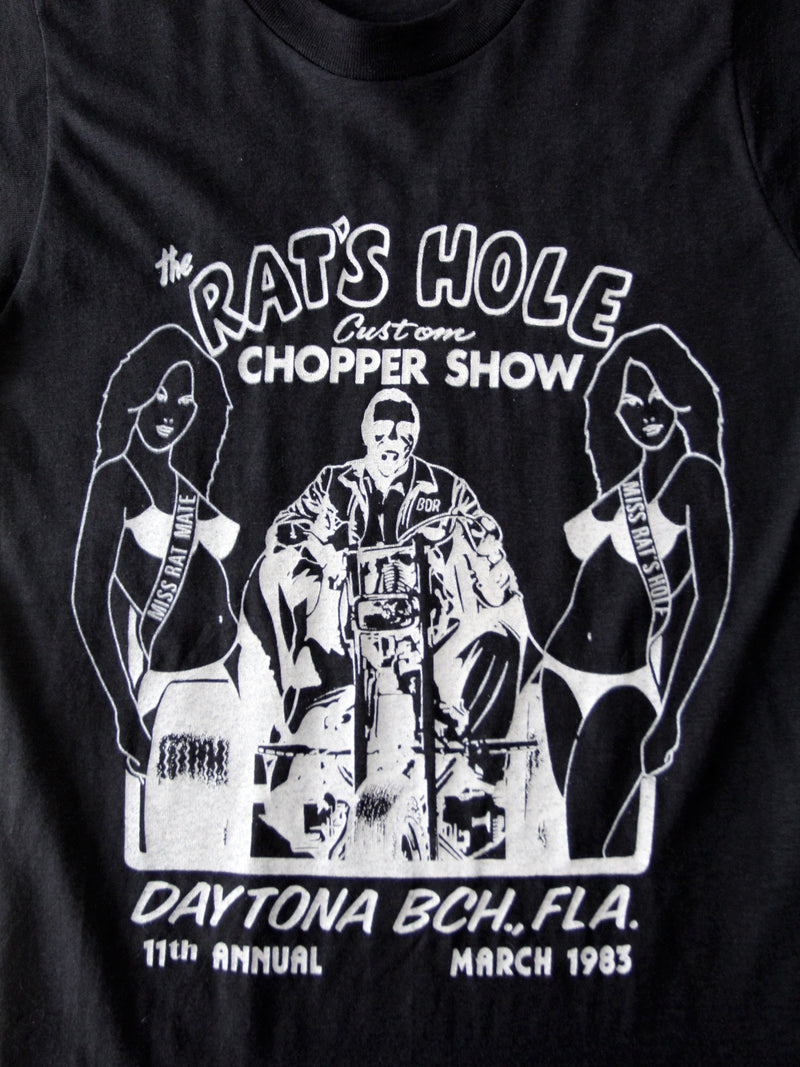 vintage Rat's Hole Daytona Beach Bike Week t-shirt