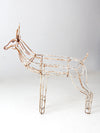 mid century metal reindeer