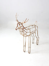 mid century metal reindeer