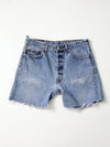 vintage Levis denim cutoffs, W 32