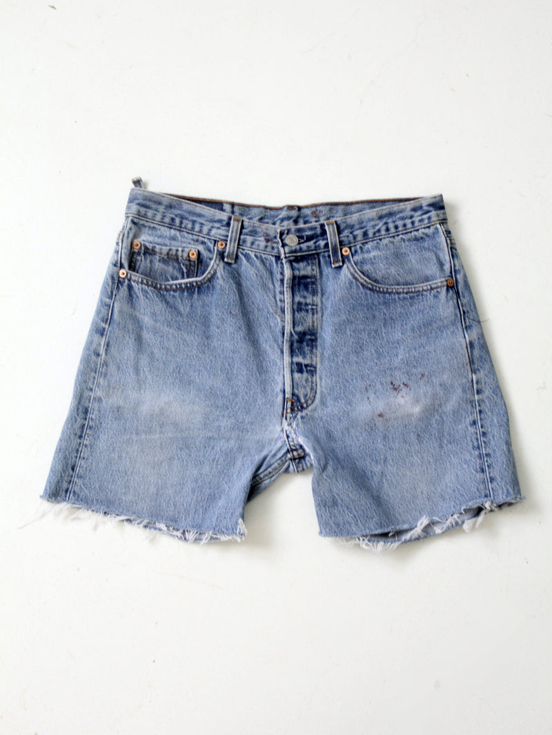 vintage Levis denim cutoffs, W 32